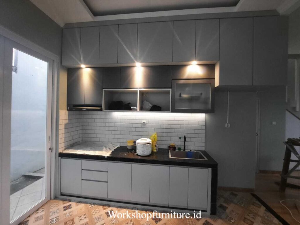 Desain Kitchen Set Modern Terbaru Workshopfurniture Id